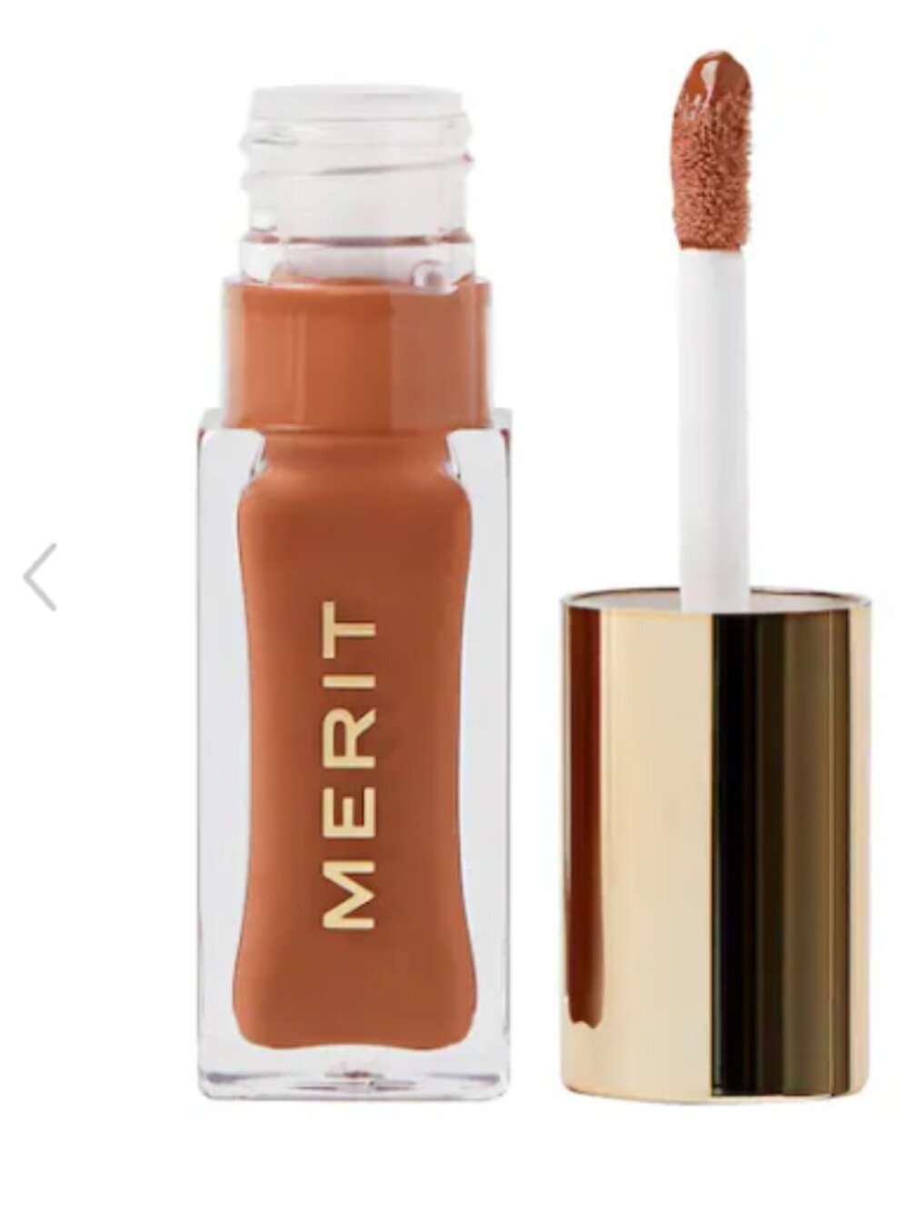 New MERIT  Shade Slick Hydrating Tinted Lip Oil in Au Naturel